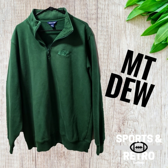Sport-Tek Other - Mt Dew Fleece 1/4 Zip Sweat Shirt